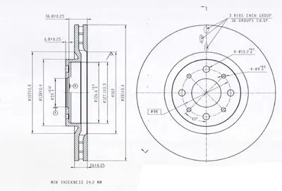 MGA 50650 Fren Dıskı On 281mm Fıat Bravo 1.4 1.6 Jtd 1.9 Jtd 2.0 Jtd Stılo 1.9 Jtd 2.4 Jtd 46765546 DF29571 X602022 230236652 46535086 DDF11221 986479B52 BD755 956149 DI0221C