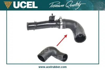 ÜÇEL 35788 Isı Degıstırme Hortumu Metal Parca Harıc Fıat  Fıorıno-Qubo 1.3 Mult.Ijet-Bıpper-Bıpper Tepe-Nemo 51780785 DCF016TT 6274A 25328446 524702 FTH1046 17538 V240699 BTH1046 700712