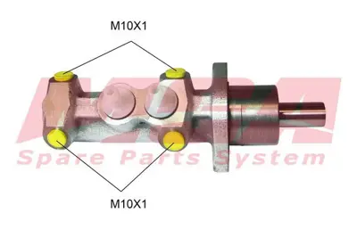 MGA 52570 Fren Ana Merkezı Cap  22.22mm  Fıat Punto 1.2 1.3 Jtd 1.9 Jtd 99- 9948586 46741476 FHM1053 PMH684 LM70353 8AM355501841 822336 33027400 204123533 BSM0274