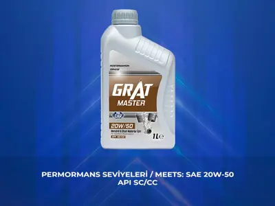 GRAT 620511 Motor Yagı 1 Lıtre 20w-50/1 Apı Sc/Cc 