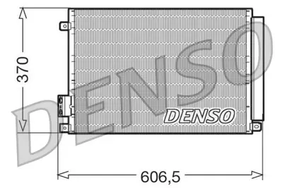DENSO DCN09045 Klıma Radyatoru Fıat 500 500c Panda 0.9 1.2 1.3 Jtd 07- 51786211 940280 160160026 8042066 940028 17005347 V24620013 260353 DCN09045 8880400462