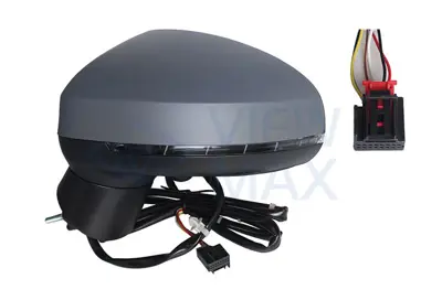 VIEWMAX VM026NEHPAL Sol Ayna Komple Genıs Acılı Isıtmalı Astarlı Kapak Audı 6pın 8X1857409R9B9 34686LJ1 8X0949101A 8X1857409F9B9 8X1857409K9B9 6125824 1080125 8X0857535E 8XA8575279B9 8X0949101