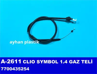 AYHAN PLASTIK A2611 Gaz Telı Symbol 1.4 16v K4j 7700435254