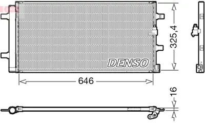 DENSO DCN02041 Klıma Radyatoru Audı A4 A5 A6 A7 940042