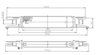 MGA 80520 Turbo Radyatoru Intercooler Brazıng  Fıat : Lınea 1.3jtd  51785221 7043134 FT4354 3042 314447 60174354 96631 811M45 CI205000P KFT4354