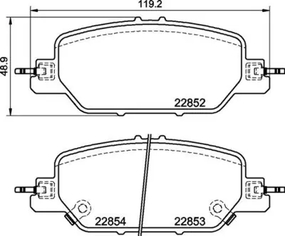 MGA 55761 Fren Balatası Arka-Honda : Cr-V V Rw_, Rt_ 1.5 Vtec  43022TLAA00 43022THAH00 D20379268 GDB8991 43022TNYE00 FDB4964D D5248MH 5502222654 MDB4055 SP4177