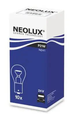 OSRAM N241 Neolux Metal Dipli Ampül Standart 24v P21w Tek Duy 93 N241 Watt  21 Watt Volt   24volt 