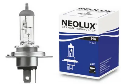 OSRAM N475 Neolux Halojen Ampül Standart 24v H4 75/70w N475 Watt  75/70 Watt Volt   24volt 