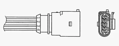 NGK 95577 Xxxlambda Sensor Vw  93058 108126 258986602 90076 90227 90227A2 DOX0119 DOX1703