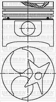 YENMAK 31-04921-050 Pıston Segman 0.50 87.50 Mm Mercedes Om601 190/200 D 26 Pım 8770467050