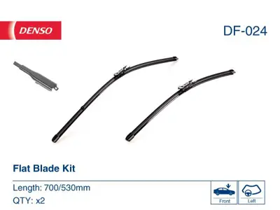 DENSO DF-024 Sılecek Setı  700-530 Mm Mercedes X164 09-12 3397007163 1648200945 A1648201045 1648201045 DF024 A1648200945 A163S DXL53DXL48 DXL53BDXL48B 8J1955426A