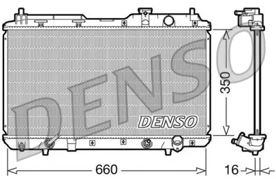 DENSO DRM40010 Motor Su Radyatoru Honda Crv 96-01 Otomatık 19010P3F901 DRM40034 111045 68101A 53506 19010P3F902 25002175 19010P3F014 8MK376768281 HD2175