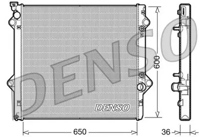 DENSO DRM50049 Su Radyatoru Toyota Land Cruıser Prado -J12- 3.0 D-4d  650×600x36 02-09 1640050310 64661 DRM50049 1640050311 1640050312 1640050313 376284 733201 210001N CU2581
