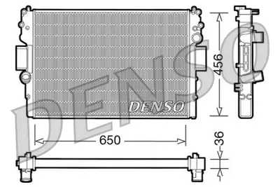 DENSO DRM12007 Radyator Iveco Daıly V Td 8MK376774434 504045489 103333 504084141 61981 BM015 8MK376774431 350213015000 IV2057 2042024