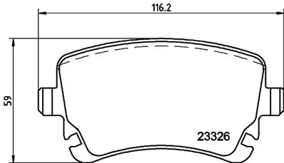 HELLA 8DB 355 010-971 Arka Fren Balatası Kablosuz Vw Audı 4F0698451F 7H0698451C 7E0698451A 3D0698451 8E0698451N 7H0698451B 4B3698451B 4F0698451G 8E0698451P 4E0698451A