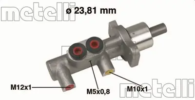 METELLI 05-0382 Fren Ana Merkezı Bmw E36 95-98 Abs 34 31 1 163 551