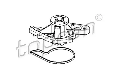 TOPRAN 407922001 Devırdaım Pompası Mercedes Smart M160 Fortwo 6602000120 980900 3165V003 3165V003000000 10819 P130 VKPC88848 8MP376801151 M216 130255