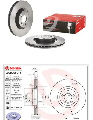 BREMBO 09.D766.11 On Fren Dıskı 312×25 5×100 Vw Polo 2Q0615301N 9D76611 56033 BG5064C 8DD355132011 ADV1843112 600326152 BBD5598 LVBD1953 18699