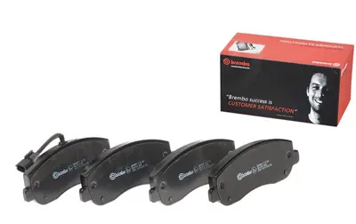 BREMBO P 68 062 Fren Balatası On Renault Master Iıı 2.3 10-  410601061R 251471801 37848OE 4106000Q2K 8DB355015291 223966 4106000Q2H PAD1797 PCA144901 50156