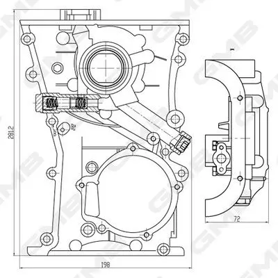 GMB GOAS-112A Yag Pompası Nıssan Sunny  90-91 / Prımera  96-00 1.6 13500-53Y00