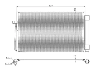 MGA 82423 Klıma Radyatoru  Bmw E60-65  / M57-N57  64508381362 94747 4408426 35538 8FC351301331 55036595 9211077J00 6455W2 BW5273 817851
