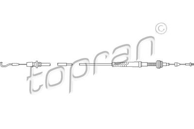TOPRAN 103603001 Gaz Telı Vw Golf 191721555 22729 G63334 3A1721555B 193418 814029325 PC4005 47263 130060 444944
