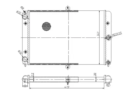MGA 80869 Motor Su Radyatoru Lada Samara 1.5 Mt 1986-1994 1301012 115271 331655 8330428 1030107 LAML00508 15313 8L0821105B 48070090 V220044