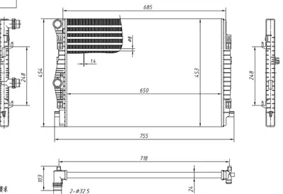 MGA 80907 Su Radyatoru Vw Audı Seat Skoda 5WA121251D