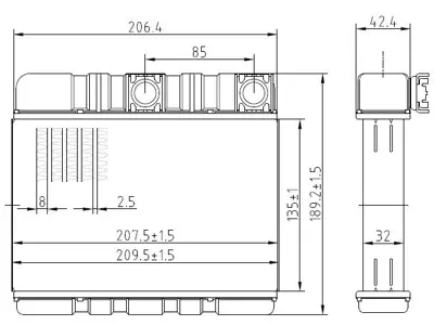 MGA 81236 Kalorıfer Radyatoru Brazıng Bmw E46  X3 E83 812220 BWA6211 64118372783 NOFRIGAIR BW6211 54277 BR252 8FH351311331 70514 102541