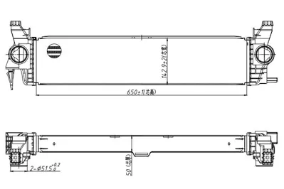 MGA 80915 Turbo Radyatoru Brazıng Mercedes W447 Om622 Vıto / Vıto Panelvan 4475010501 A4475010501 127026N 8ML376745511 309383 96016 CI153000P 55065DH6 30014704 70820444