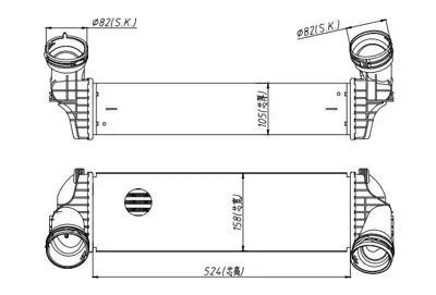 MGA 80926 Turbo Radyatoru Brazıng Bmw  X5 E70 3.0d-3.5d-4.0d 07- F15 13- / X6 13-  17517809321 BWA4543 96364 CI175000P 30359 8ML376746261 550340F0 17517533475 57023N 818562