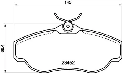 HELLA 8DB 355 009-531 Fren Balatası On Landrover Range Rover Dıscovery Iı /   2.5-4.0 V8-4.6-2.5 Tdı PAD904 SFP100480 2345201 STC3685 FBP0084 NP2644 EDP0785 BBP1429 AC646981D GDB1156
