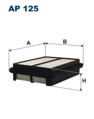 FILTRON AP125 Fıltre Hava  Toyota   Camry / Carına  17801-87104