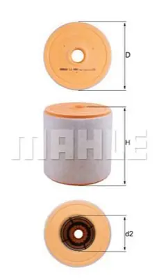 BEHR MAHLE LX4961 Hava Fıltresı  Audı 4K0133844D 4K0133844 AR2271S
