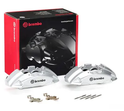 BREMBO F AL E22 Fren Kalıperı Gumus On Mercedes W205-257-213-253 A0114219398 DC85242 822850 345242 3180520 114219398 53012133309 432221 2133309 A0004208600