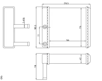 MGA 81264 Kalorıfer Radyatoru  Peugeot   J9  CC111 3925002900 3925126860 781554 LVKN167 WG1408543 70025 411790090 87779 833083