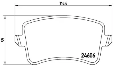 BREMBO P 85 100X Arka Fren Balatası-  dısk 330×22 Audı A4 08-16  a5 08-17  q5 09-17 573259JASD 8K0698451 RB1835 2524606172PD 355025381 DP21988 224796 573259 37588 573259CH