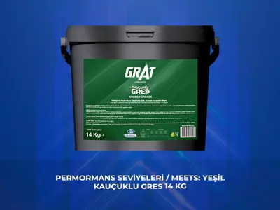 GRAT 602002 Yeşil Kauçuklu Gres 14 Kg 
