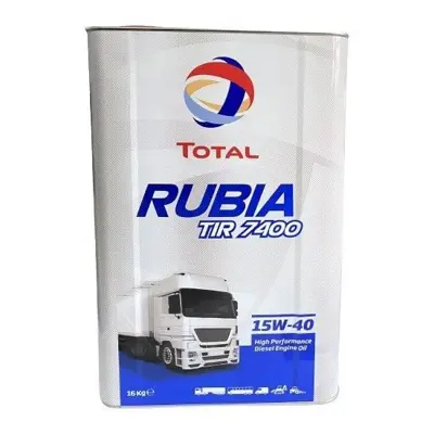 TOTAL 4900000005 Rubıa Tır 7400 15w40 16 Kg Teneke Agır Vasıta Acea E7 Apı Cı-4/Ch-4/Sl 