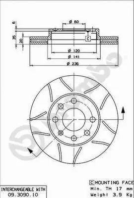 BREMBO 09.3090.75 Fren Dıskı On Max Chevrolet 90121445 90008006 90008032 605900 420115 986479S98 BDC3205 520115 DSK210 BD1089