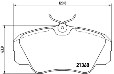 BREMBO P 59 016 Fren Balatası On Low-Met Opel Omega A-B HQF2110C 1605004 38200 301256 8DB355017771 1605782 671256 BA2175 598256 213681851