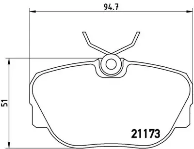 BREMBO P 06 010 Fren Balatası On E30 180419006 DB1130 34111161347 34111154443 2117302 BA2026 2200420 29600 PF0009 RA02971