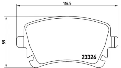 BREMBO P 85 064 Arka Fren Balatası Audı 3D0698451A 5P1398A ADB11754 T1410 CBP11754 4B3698451A LP1860 T1481 3D0698451 JCP1644