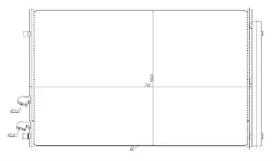 MGA 82433 Klıma Radyatoru Vw Crafter 2N0820411 350477 42039N 2N0820411A 941087 43890 15205600