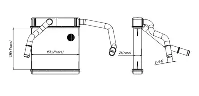MGA 81272 Kalorıfer Radyatoru Mazda B Serısı Bt-50 Ford Ranger 98-06 XM3418476CA M2120190 UJ0861A10 3943167 D6G007TT 811552 FD6607 54358 71775 18006607