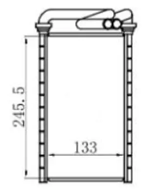MGA 81277 Kalorıfer Radyatoru Brazıng Honda Cıvıc 06-12 / Crv 2.4 07- 79110SNAA01 HD6294 HDA6294 25006294 D64001TT 550697D4 811578 ACI25006294 109004N