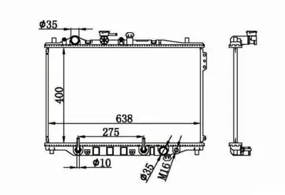 MGA 80006 Su Radyatoru Brazıng Mazda 626 Fe F8 88-91 At F8C8-15-200