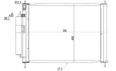 MGA 82444 Su Radyatoru + Klıma Komple Modul Nıssan  Mıcra 1.0-1.2-1.4 16v 03 10  21400-AX600