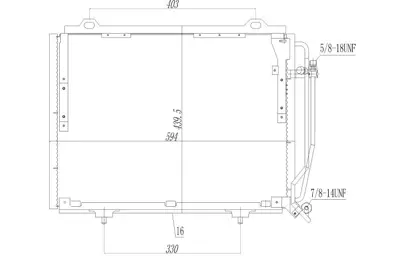MGA 82484 Klıma Radyatoru Mercedes C-Serısı W202 Cdı 202 830 1070