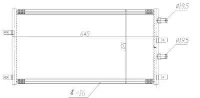 MGA 82506 Klıma Radyatoru Iveco Daıly V-Daıly Vı 5801255826 940385 1043184 AC914000S 4057795139350 8042091 DRM12011 61966 8FC351010404 107093